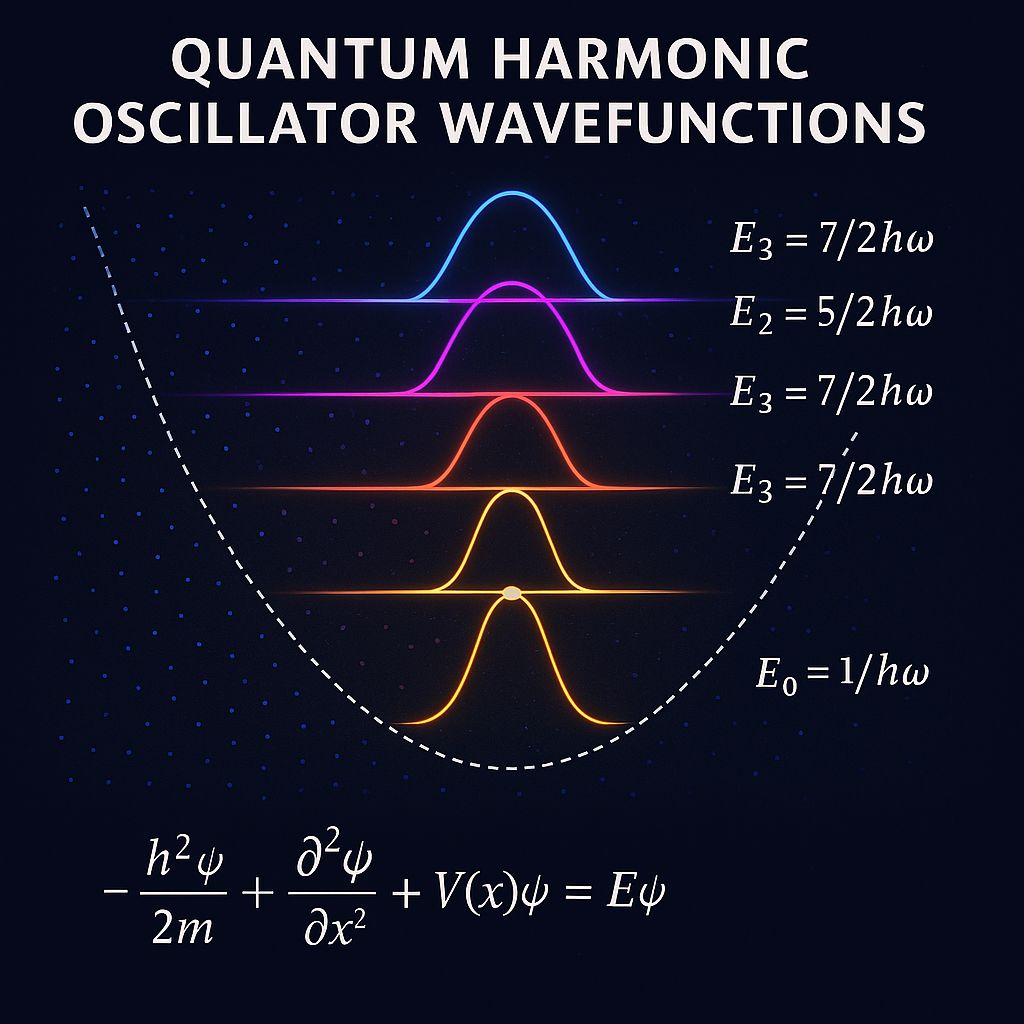 Quantum Harmonic Oscillator Wavefunctions and Energy Levels