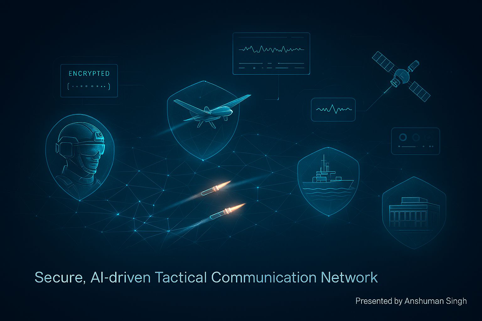 Counter-drone system schematic