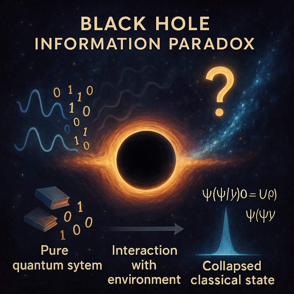 Black hole information paradox and Hawking radiation